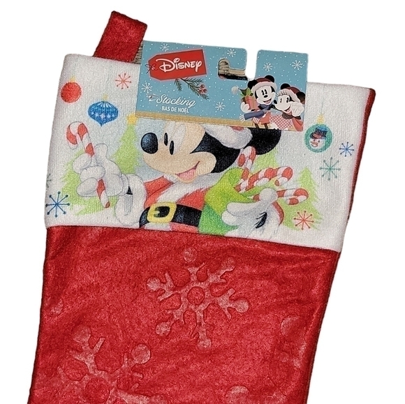 Mickey Mouse Christmas Stocking. NEW WITH TAGS - Picture 2 of 6
